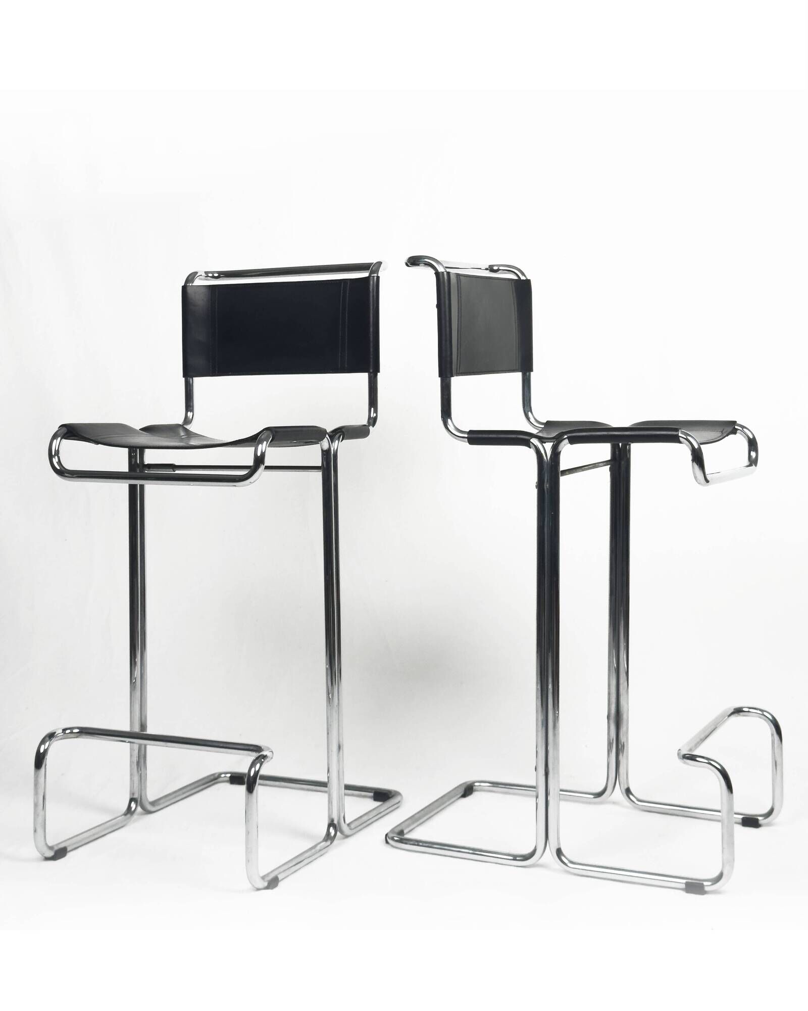 Paire de tabourets de bar vintage par Linea Veam, années 1960.