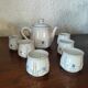 Vintage ceramic coffee set coffee maker with 6 cups