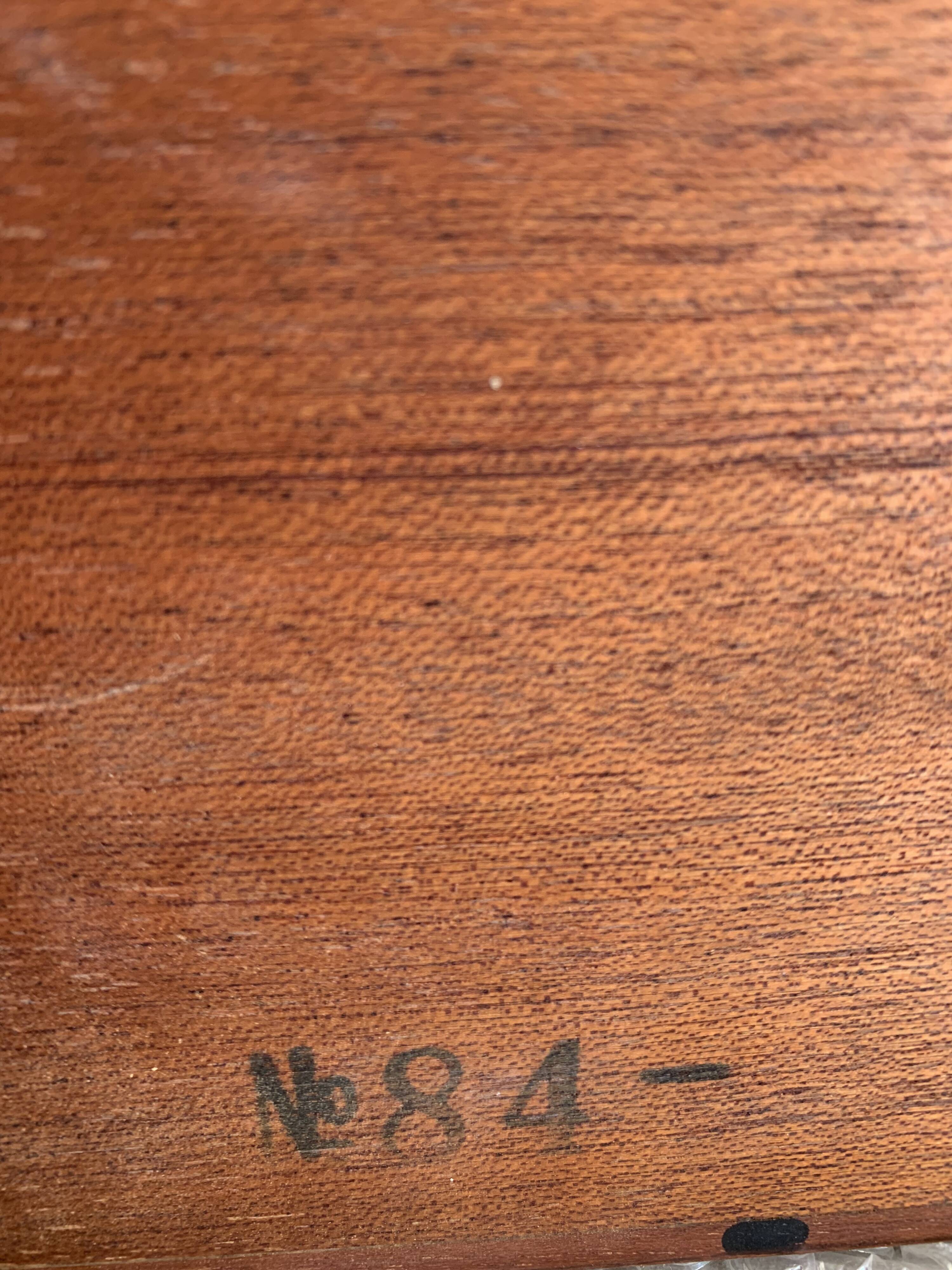 Vintage Danish dining table from the 60s extendable teak