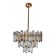 Venini two-tone chandelier, 3 levels, murano glass, Italy, 1970