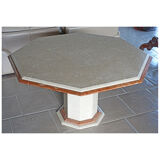 Travertine table