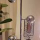 Smooth floor lamp eyes ball 1980