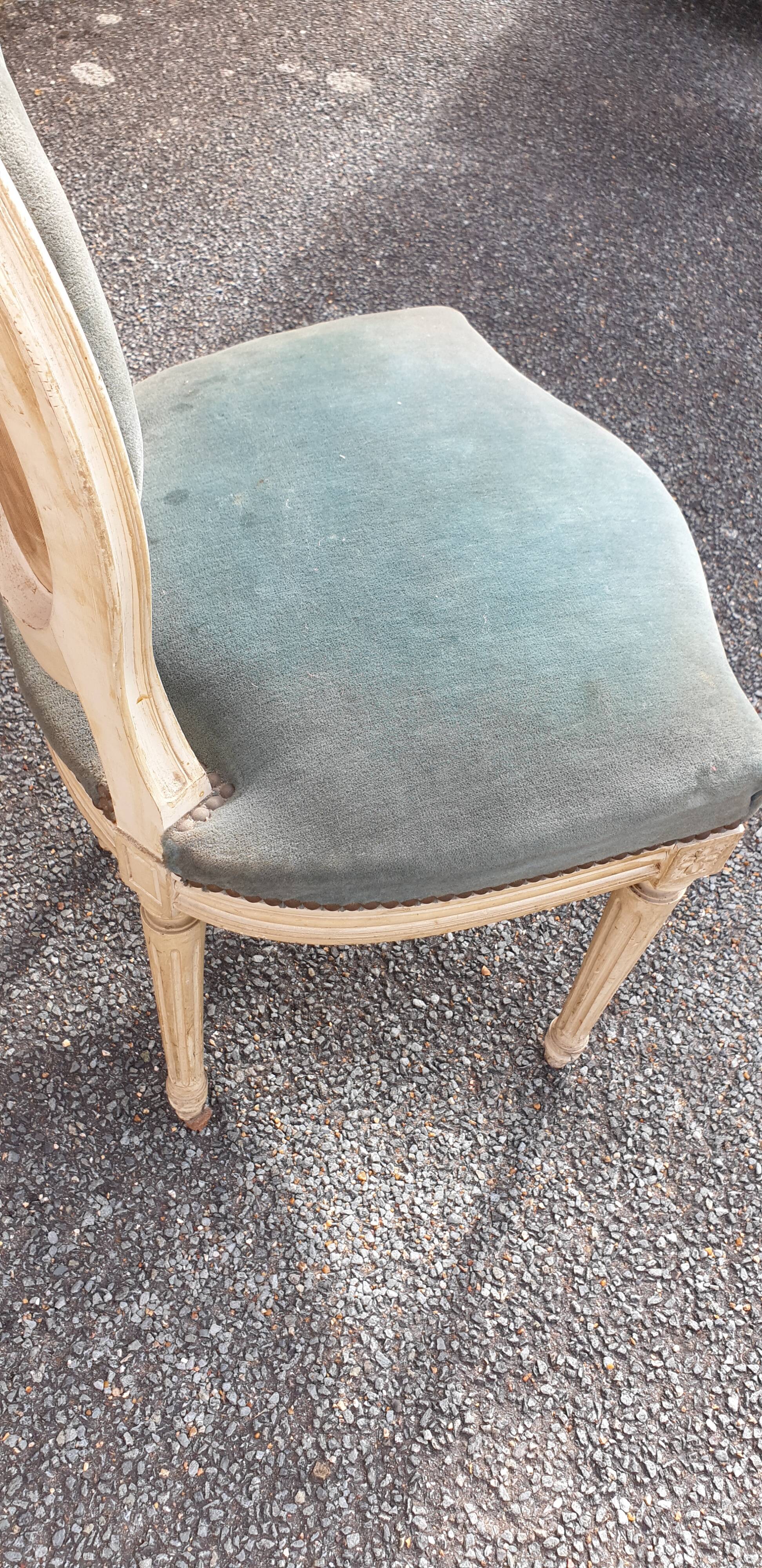 Louis xvi medallion chair