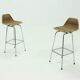 Set of 2 bar stools designed by Dirk van Sliedregt for Rohe Noordwolde 1960