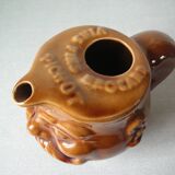 Old anthropomorphic pitcher Vins Fins Brocard Pichot jug bistro estaminet