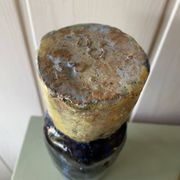 Signed terracotta vase