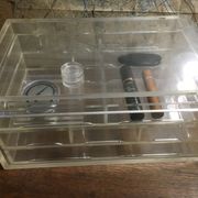 Vintage Plexiglas cigar cellar