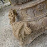 Stone and terracotta planter