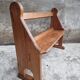 Antique wooden bench church bench hall bench 120 cm
