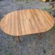 Scandinavian extendable oak table from the 1960s (butterfly extension)