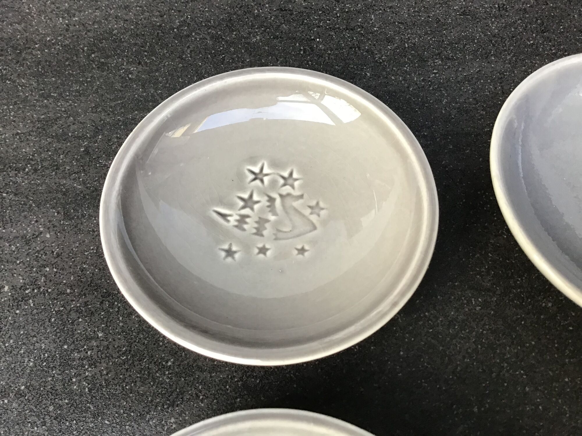 Set of 4 Gien cups for Concorde Air France