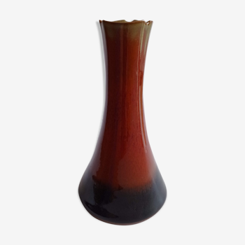 Ceramic vase signed