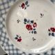Round serving dish Digoin Sarreguemines model "Bastia" years 30-40