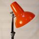 Vintage red articulated desk lamp - 70s/80s.