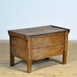 Antique beech shepherd's chest, 1850s