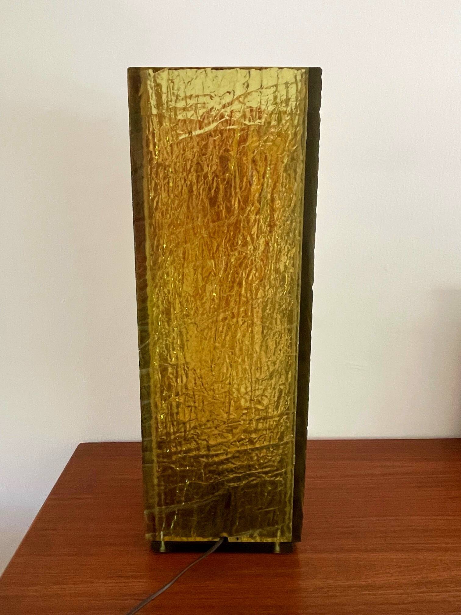 Design lamp in plexiglass