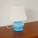 Table lamp in opaline, sky blue, Art Deco, 1930.