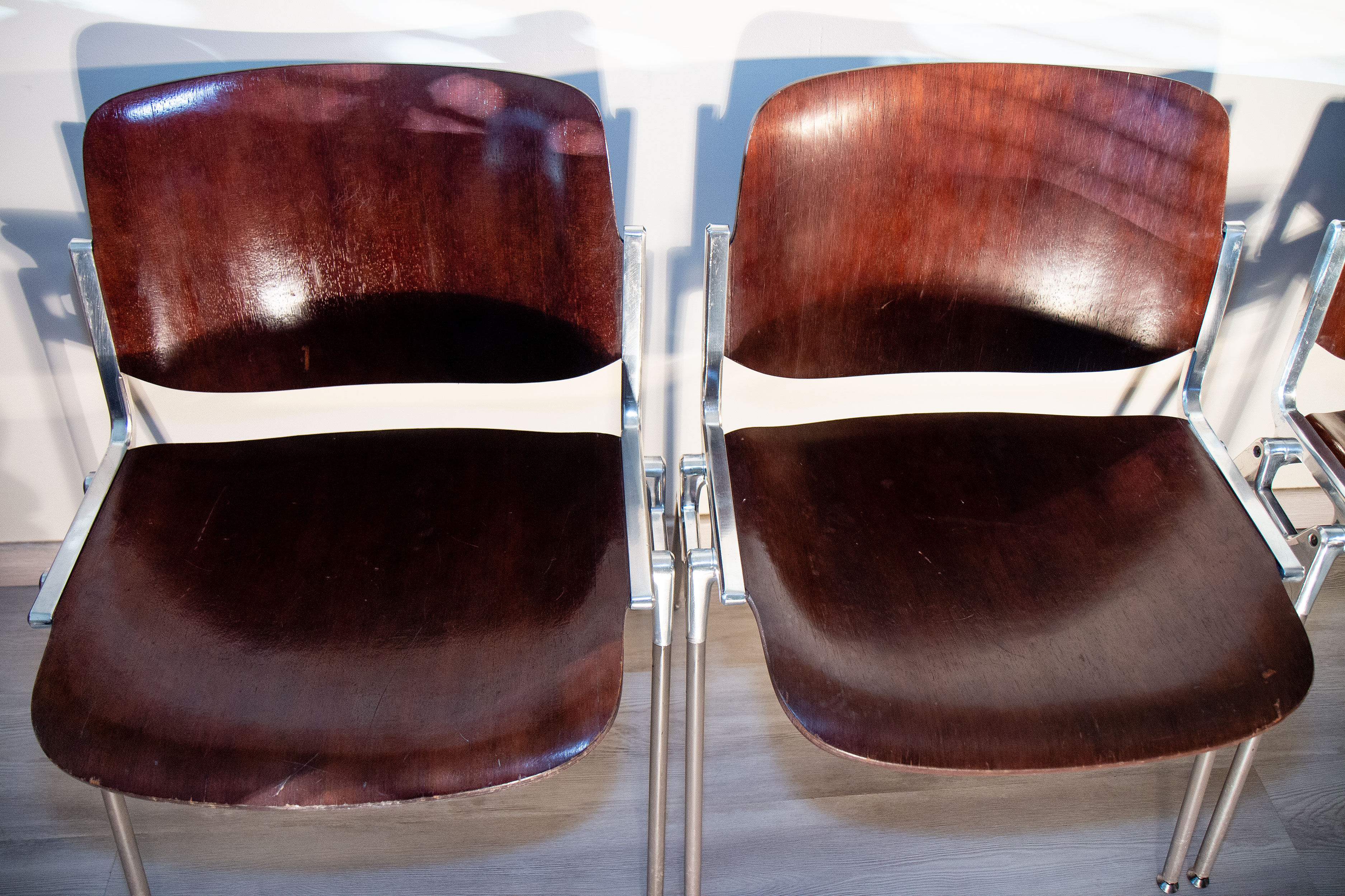 Suite de 4 chaise DSC 106 de Giancarlo Piretti pour Castelli, 1965