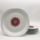 Jacques-André Souchet for Massé Surget set of six plates and a dish