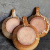 Trois bols en grès du marais vintages