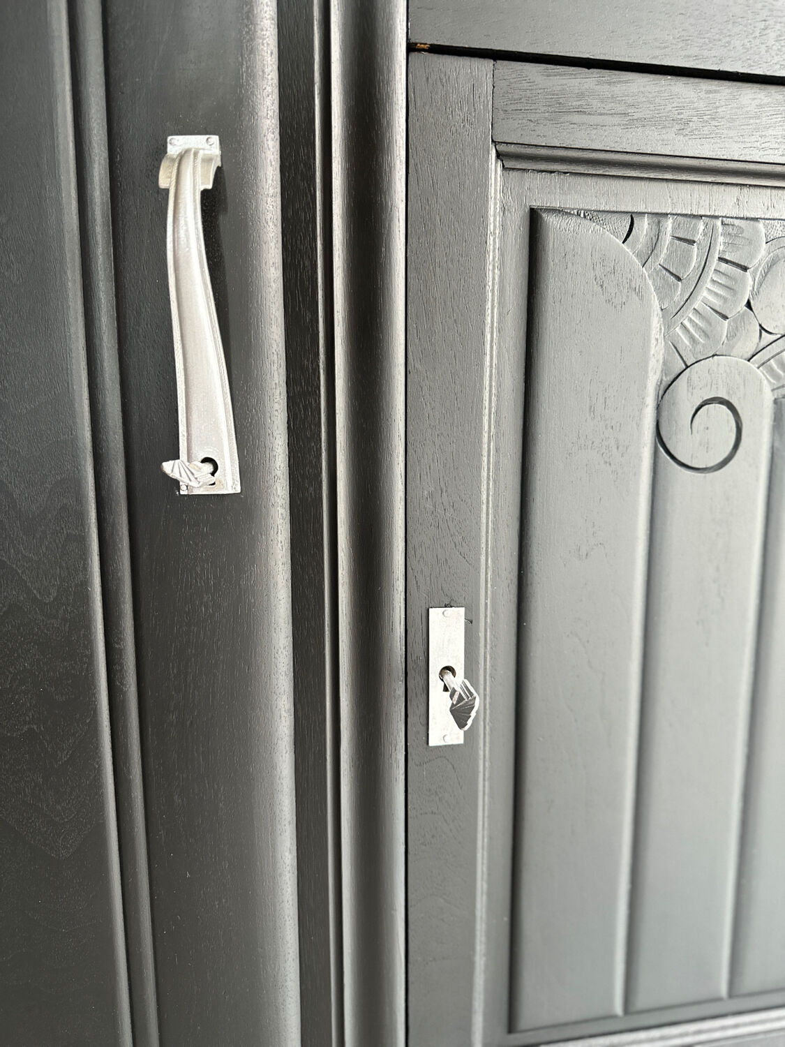 Black Art Deco Sideboard