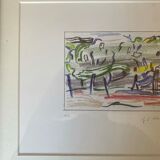 Lithograph - Roy Lichtenstein - Red Sky