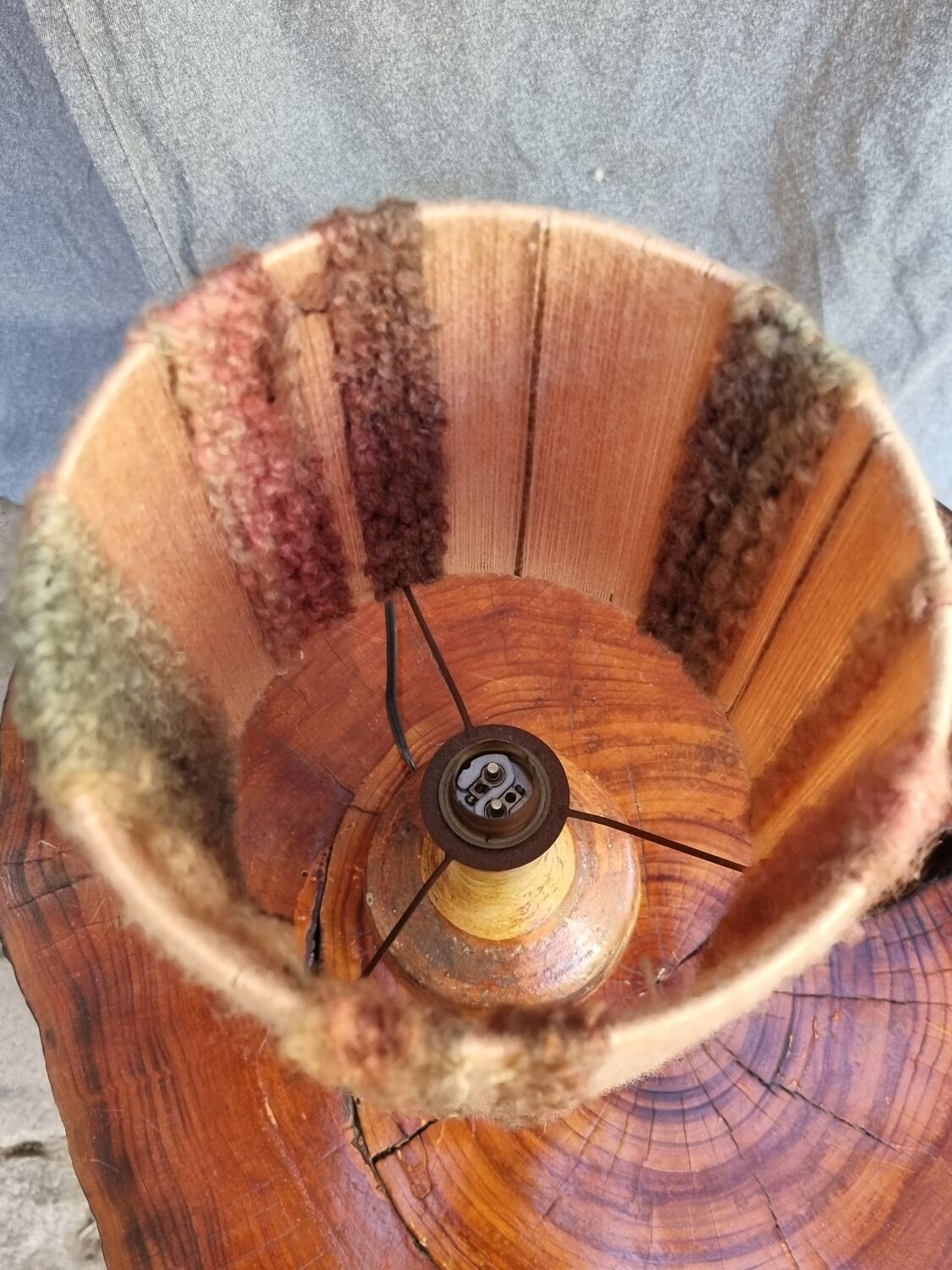 Vallauris ceramic lamp