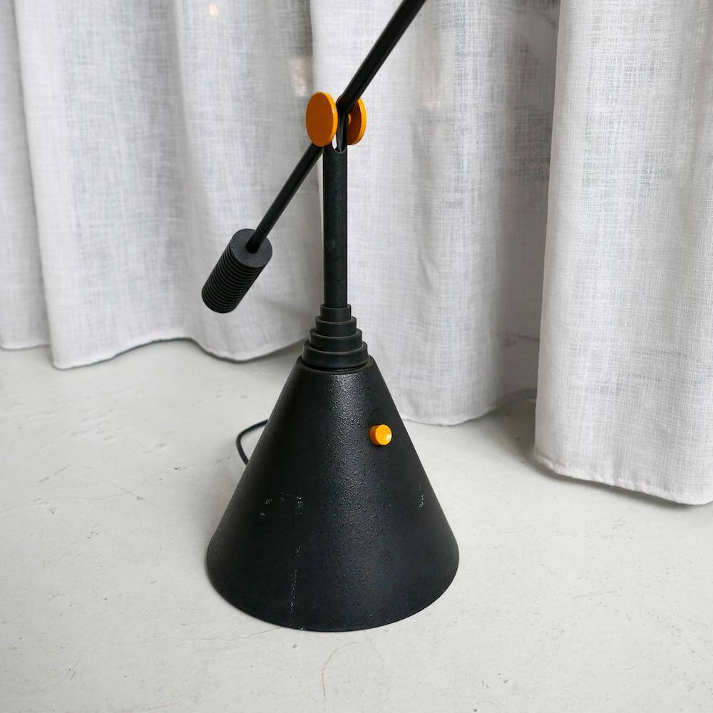 Luci Milano Table Lamp, 1980s Pop Design, Memphis Style, Italian Collectible