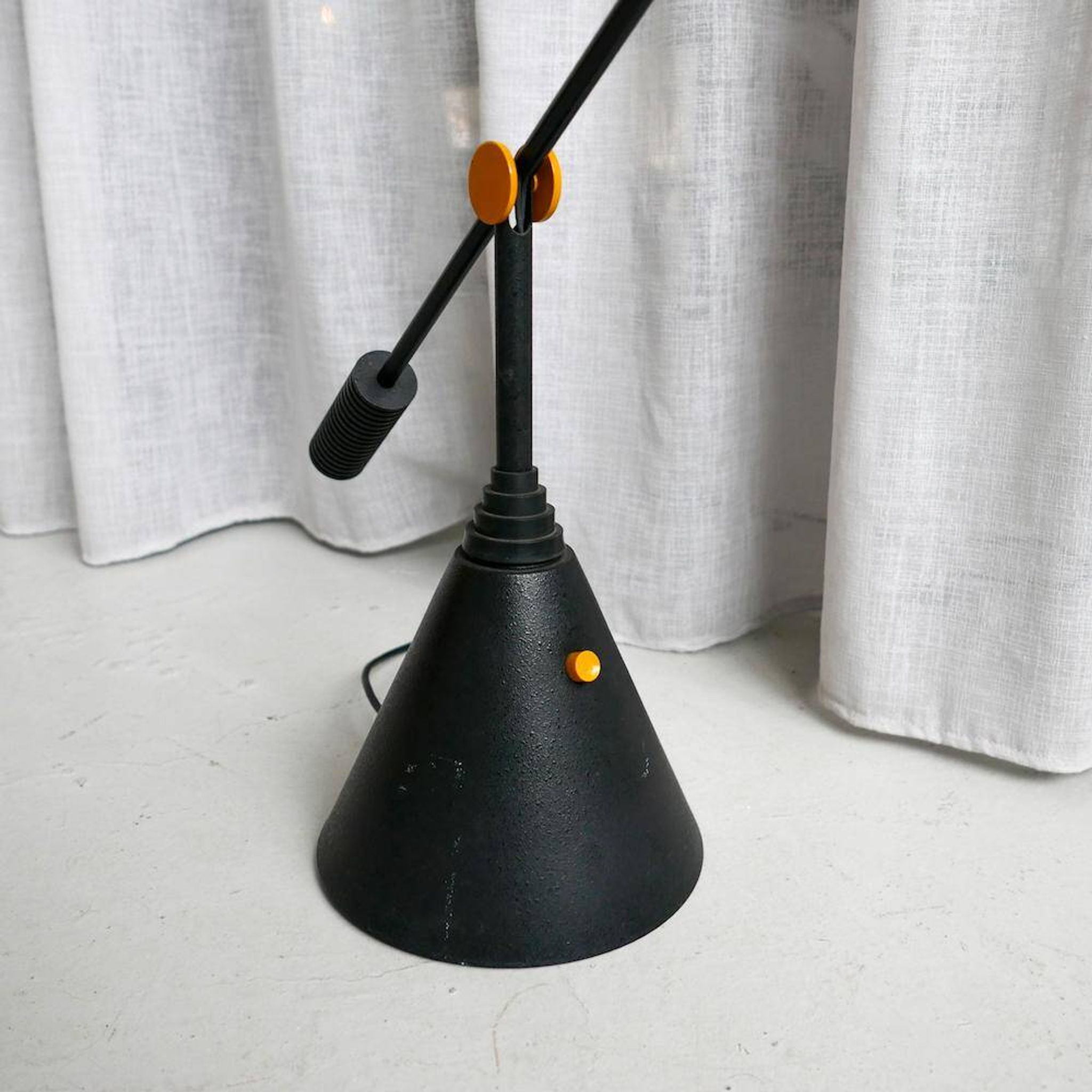Luci Milano Table Lamp, 1980s Pop Design, Memphis Style, Italian Collectible