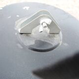 4 old metal workshop pendant lights