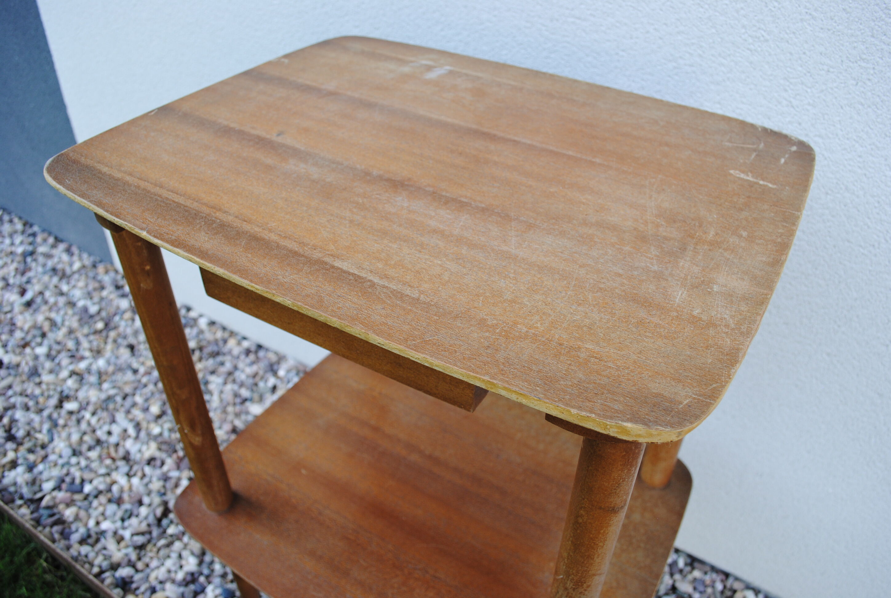 Desserte bois vintage