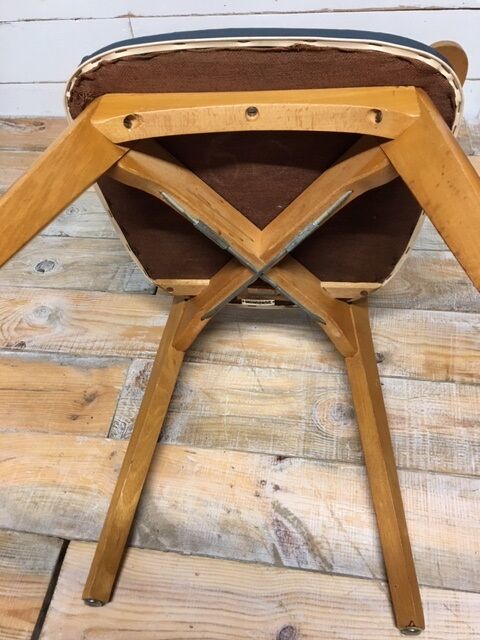 Fauteuil à système piètement compas 1960