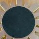 Vintage sun mirror in 60s/70s gold resin