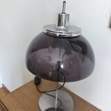 Space age mushroom lamp smoked plexiglass
