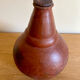 Handmade terracotta sake bottle vase