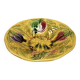 Old Sarreguemines barbotine fruit bowl salad bowl circa 1920