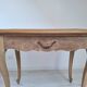Occasional table, antique desk in solid oak in Louis XV style.