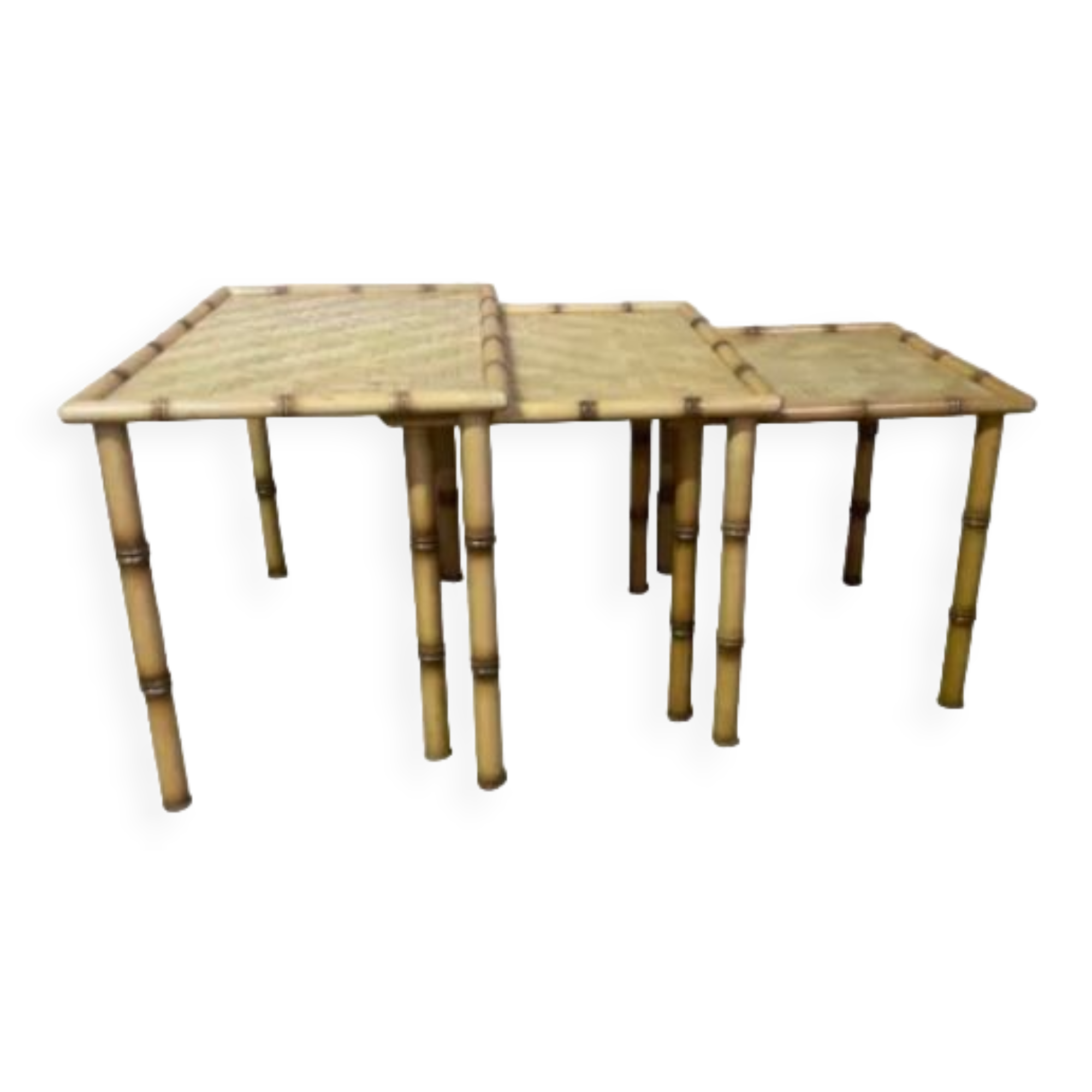Bamboo trundle table