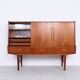 Vintage tall teak sideboard, 1960s