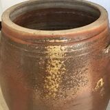 Glazed sandstone jar