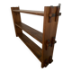 Brutalist wooden shelf