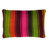 Housse de coussin vintage turque faite à la main, 30 x 50 cm