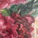 Peinture aux roses vintage