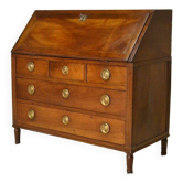 Bureau De Pente En Noyer d'époque Directoire