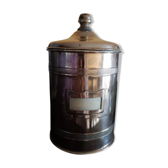 Apothecary herbalist pot in brass late 19th/early 20th century