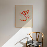 Botanical illustration giclee print, 50x70