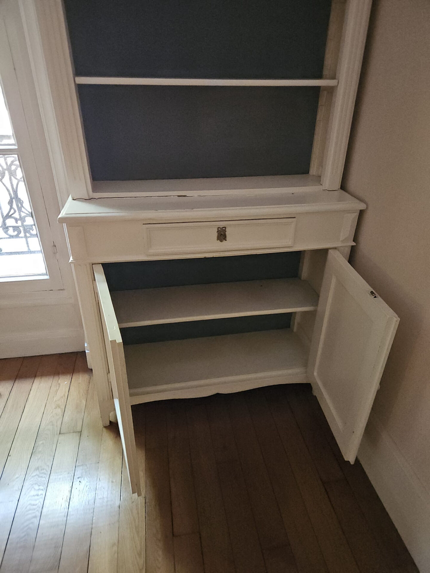 Pair of large Louis XV style bookcases