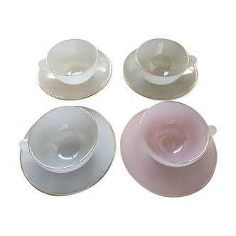 4 cups and under coffee cups in irreconsmal opal