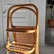 Vintage rattan and cane shelf – 1970s