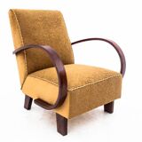 Boucle armchair, designed by J. Halabala, Czechoslovakia, 1930s.